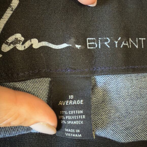 Lane Bryant Plus size 18 regular classic, boot cut. Dark wash, classic 4182 - Picture 5 of 9